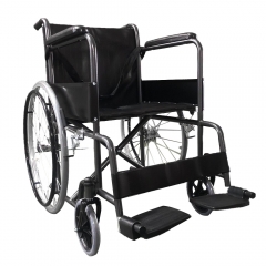 My-R101 Edelstahl Manueller Rollstuhl Homeuse Rollstuhl für Klinik Behinderte Menschen