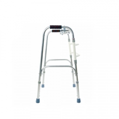 MY-R185B-2 Gute Qualität Edelstahl Faltbarer Walker für Patienten und Krankenhaus Behinderte Walker